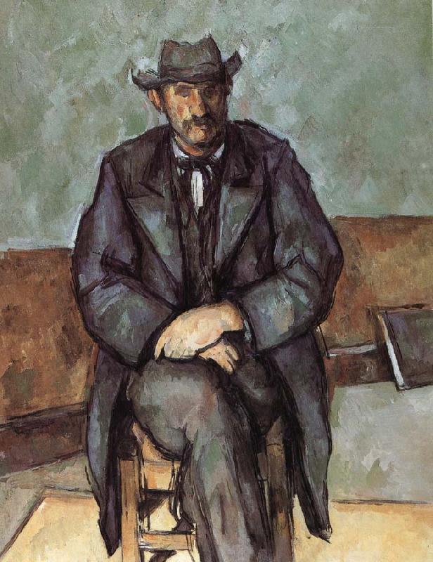 Paul Cezanne farmers sitting France oil painting art